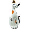 Sun Art Cute Cat Toilet Brush Holder (with Brush) Calico Cat SAN3305