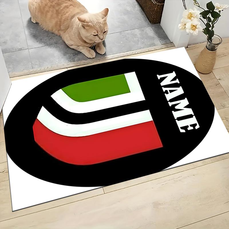 Custom Name "Juventus Crest Badge" Carpet Rug Customizable Soft Washable Anti-Slip Home Living Room Sofa Mats Personalized Rug. 0909246