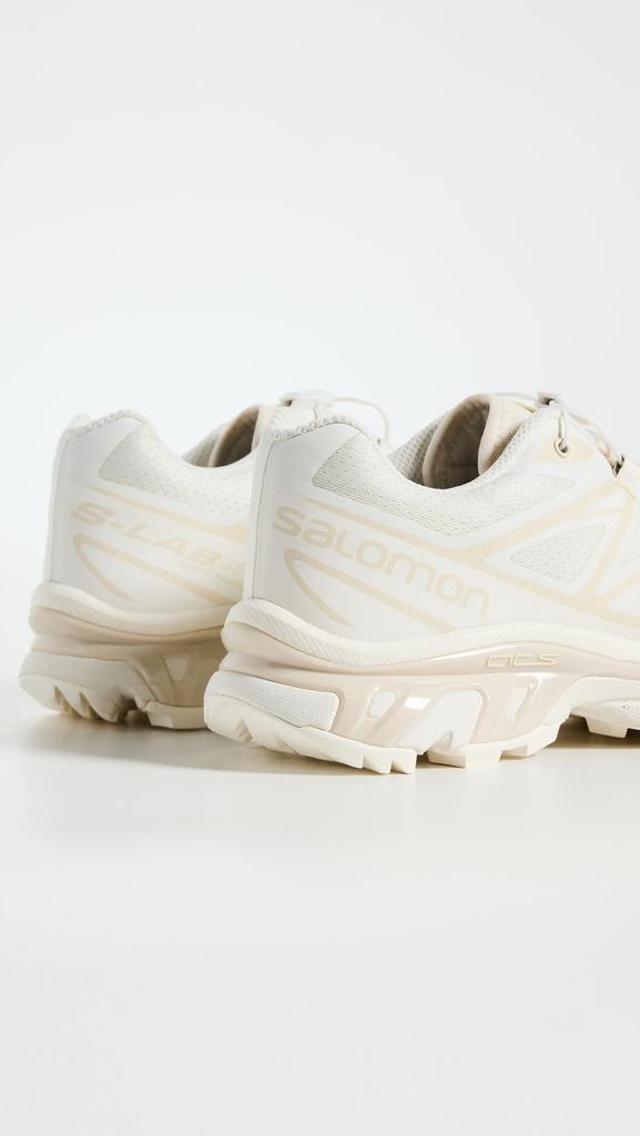Salomon XT-6 Sport Style Sneakers, White, Unisex, Size 26.0cm (474453, 474448), Vanilla-Ice (474453)