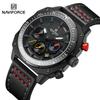 Мужские кварцевые часы Naviforce NF8057 Classic с эксклюзивным ремешком из натуральной кожи, водозащитой, индикатором даты и хронографа, деловые наручные часы