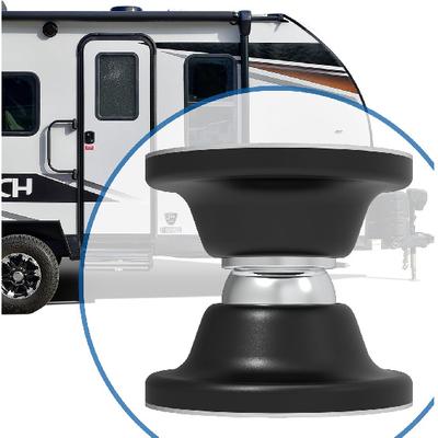 Магнитный держатель двери для автодома, прицепа, кемпера, автофургона, грузового прицепа - Черная отделка, Простой в использовании (1-Pack)