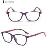 Fashion Printed Glasses Frames Elderly Reading Unisex HD Lenses Spring Glasses Legs Anti-Blue Light Reading Glasses