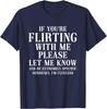 If You're Flirting With Me Please Let Me Know T-Shirt Tshirt Haikyuu Graphic Tees Women's T-shirts Fashion Pure Cotton 82978