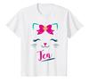 Kids Kitty Girl 10th Birthday Kids Cat Lover Birthday Theme Party T-Shirt