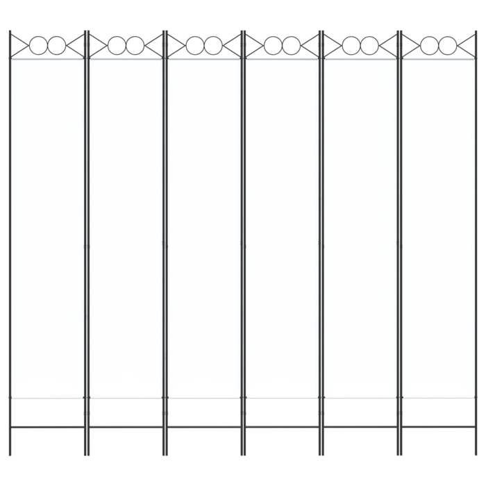 VidaXL Room Divider 6 Panels Folding Room Separator Privacy Screen Partition Living Room Decoration 350174