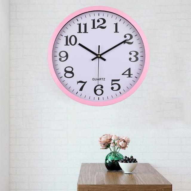 Настенные часы, бесшумные, без тиканья, высококачественные, круглые, с кварцевой батареей, без батареи
