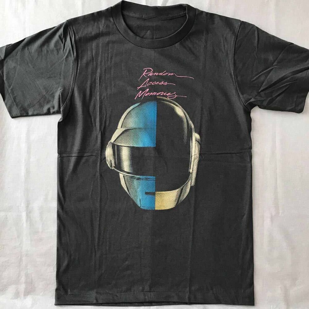 Футболка Daft Punk Random Access Memories Классическая Черная Мужская Унисекс