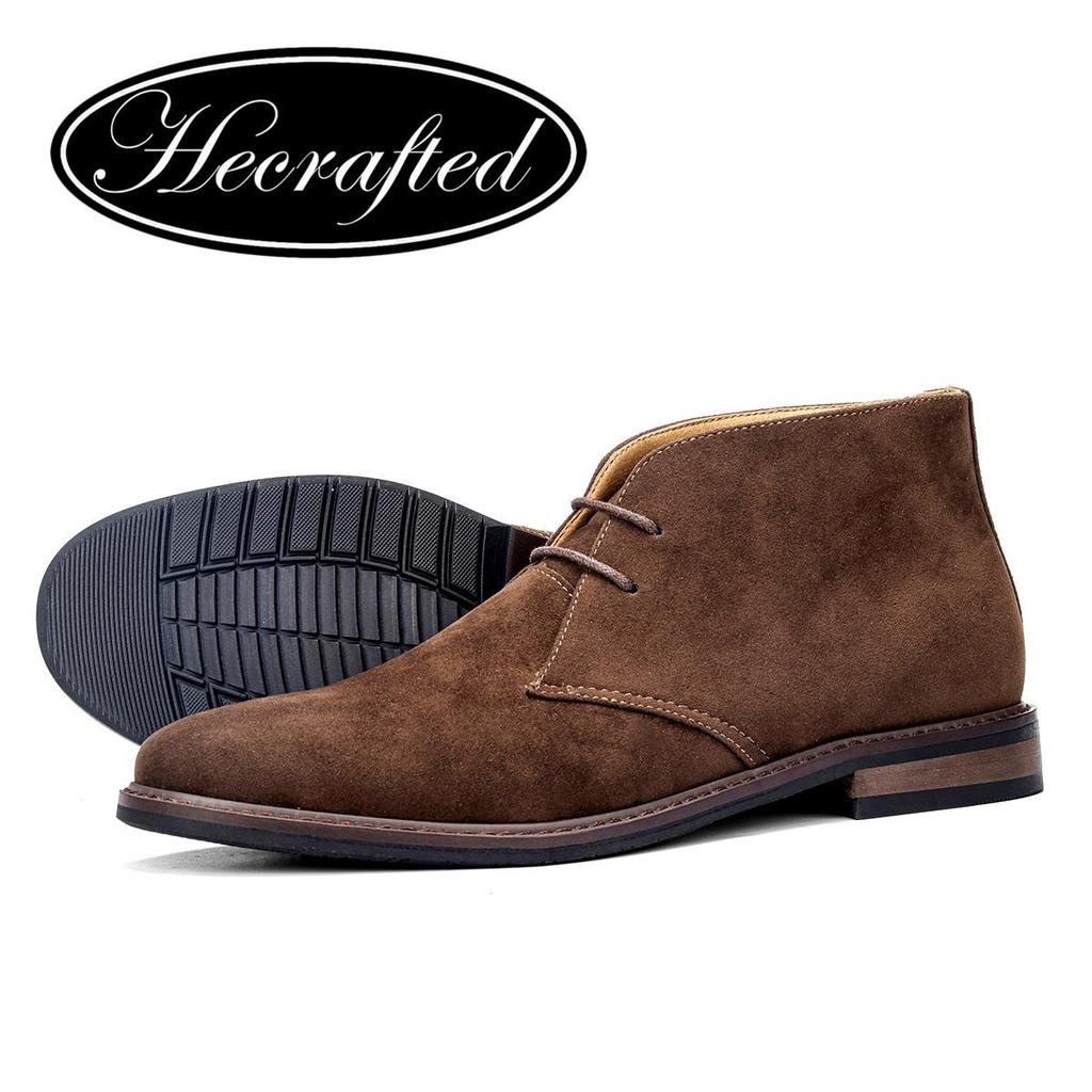 Мужские ботинки CHUKKA, мужские замшевые ботильоны в стиле ретро в американском стиле