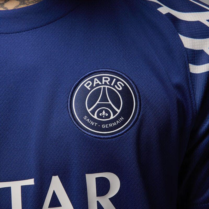 Jordan Футбольная футболка Paris Saint Germain Издание для болельщиков Мужская Синяя HJ0865-493