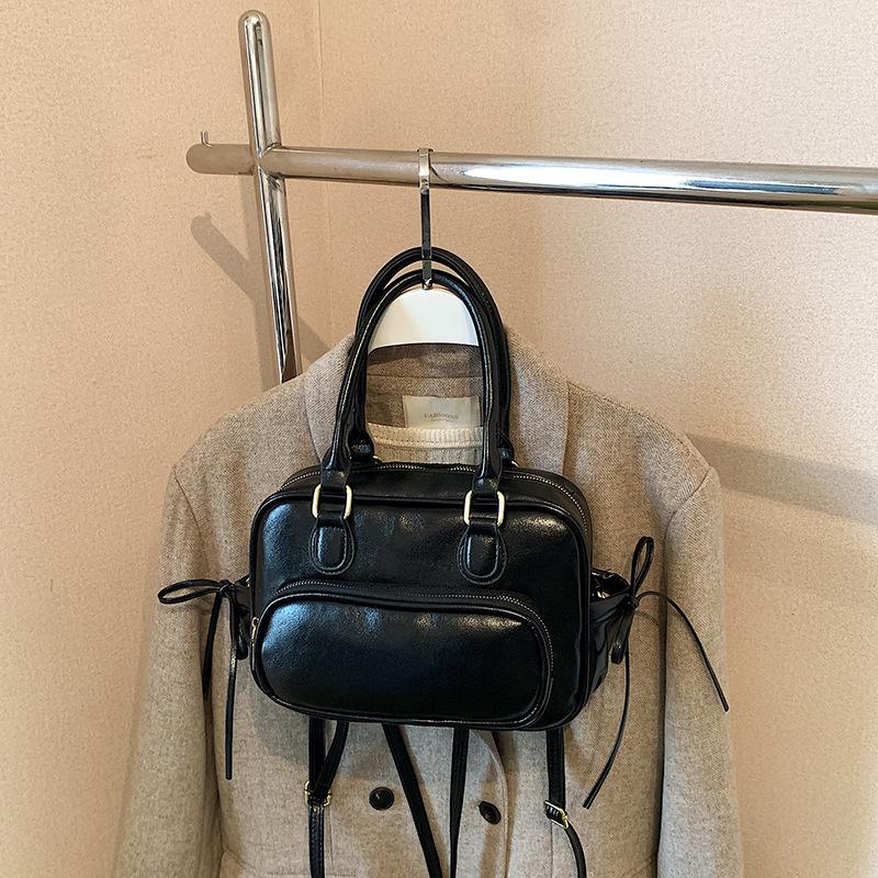 Премиальный рюкзак из жирной кожи в стиле ретро для женщин, новая мода 2025, универсальная сумка для работы, многоцелевая сумка