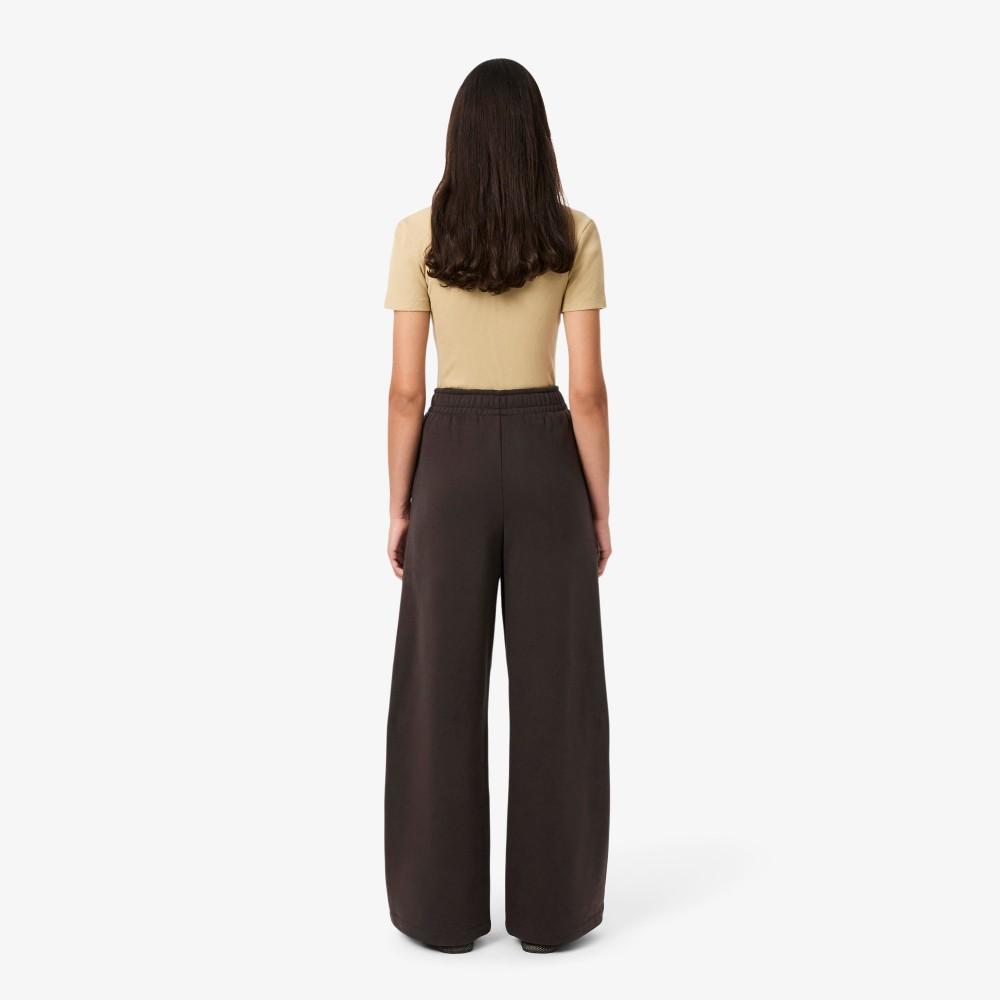 Lacoste Женские клетчатые спортивные брюки с принтом под крокодила, свободный крой XF8401-55NSKB