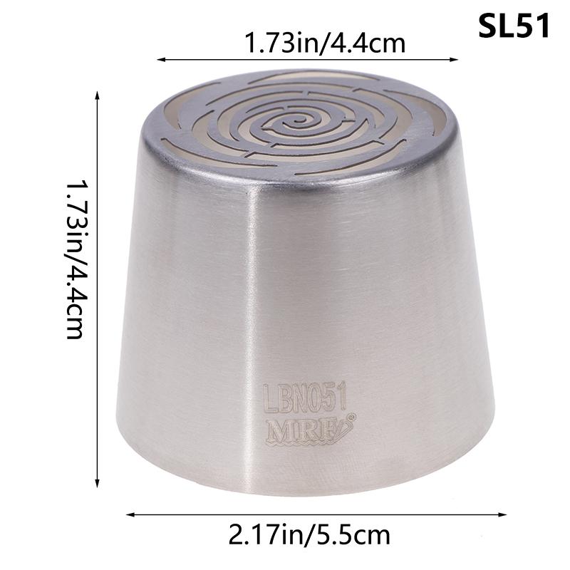 1 шт. Sl4/Sl12/Sl13/Sl43/Sl51/Sl57 из нержавеющей стали, насадки для русской глазури, насадки для глазури для выпечки, инструмент для выпечки