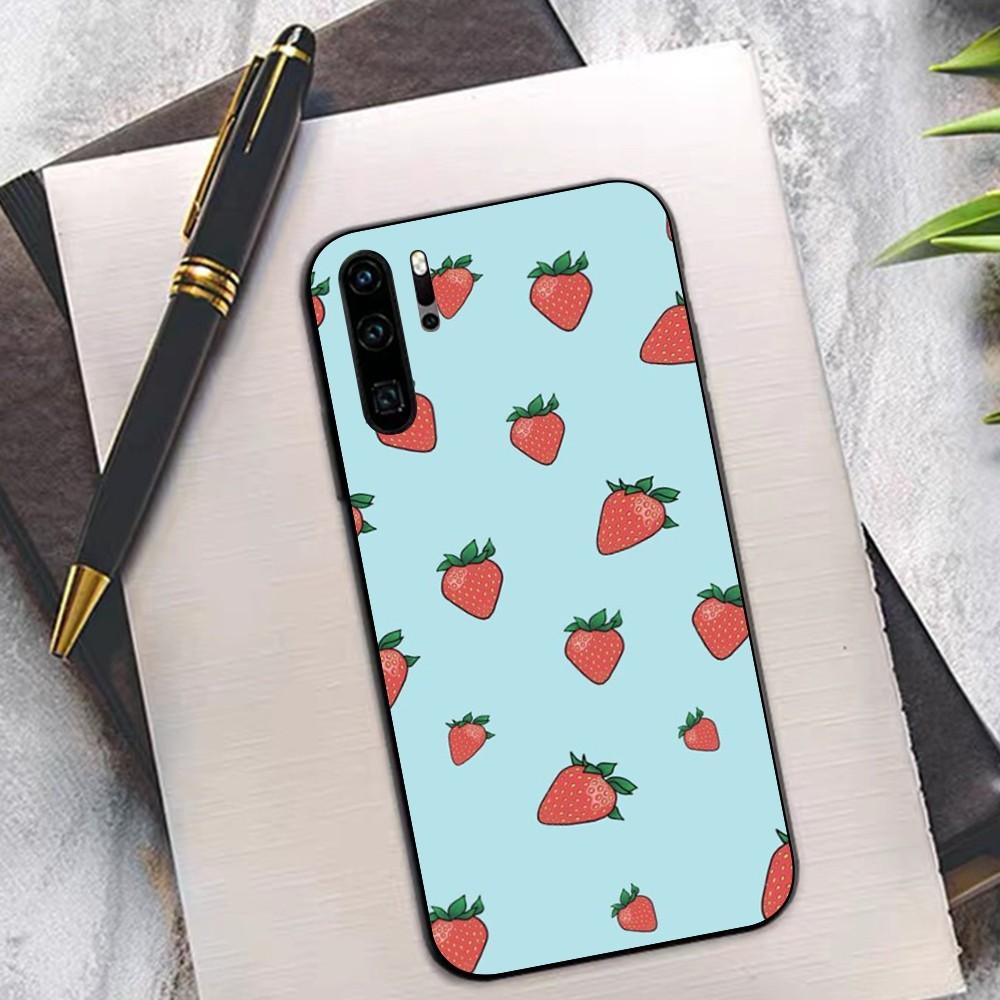 Strawberry Sweet Phone Case For Redmi 8 9 10 pocoX3 pro for Samsung Note 10 20 for Huawei Mate 20 30 40 50 lite