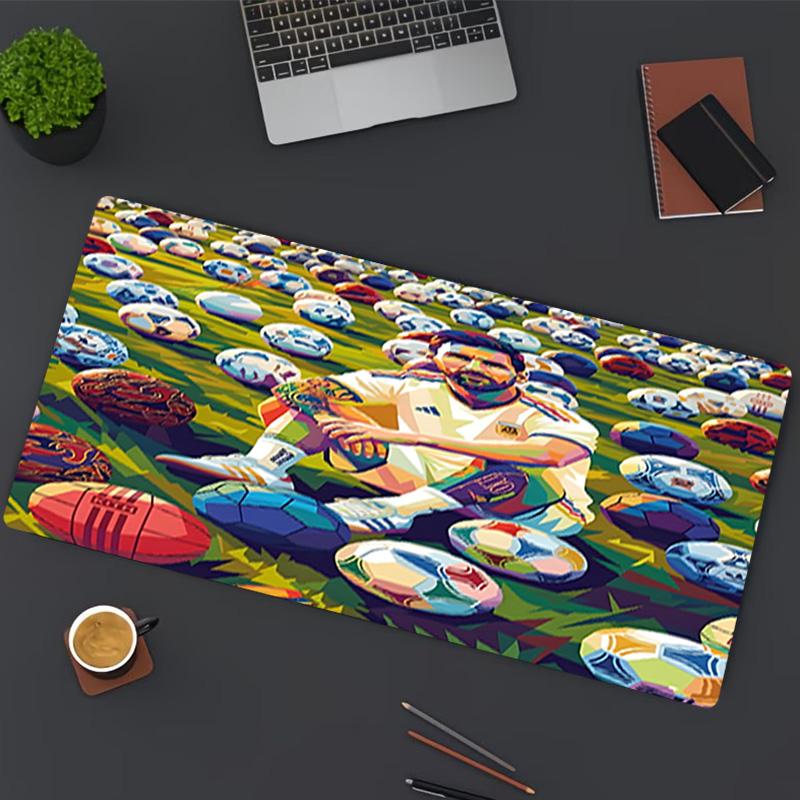 football player Print Mouse Pad, for Keyboard Pad Laptop PC Mat for Office Home Use, Desk Decor, Perfect Birthday Gift for Gamers