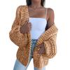 Autumn and Winter Women's Sweater Cardigan Sweater Cozy Casual Cardigan Sweater Tops