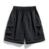 Ice Silk Shorts Men's Loose Breathable High Elastic Straight Leg Shorts Sport Pants Oversized Quick Drying Pants