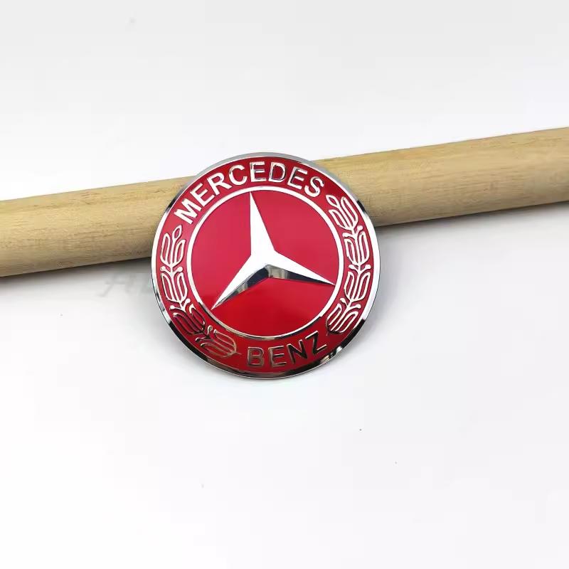 4 шт. 56 мм Наклейки на колпачки ступиц колес автомобиля Аксессуары для Mercedes Benz Brabus AMG Smart Maybach W205 W203 W206 W108 W124 W126