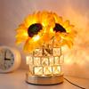 Подсолнух Ночной Светильник Спальня Изголовье Кровать Атмосфера Свет Украшение Настольная Лампа Настольный Орнамент Творческий Романтический Подарок На День Рождения