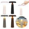 LED Retro Night Light Touch Control Simple Table Lamp USB Charging Bedside Atmosphere Light 3 Colors for Home Office Decor