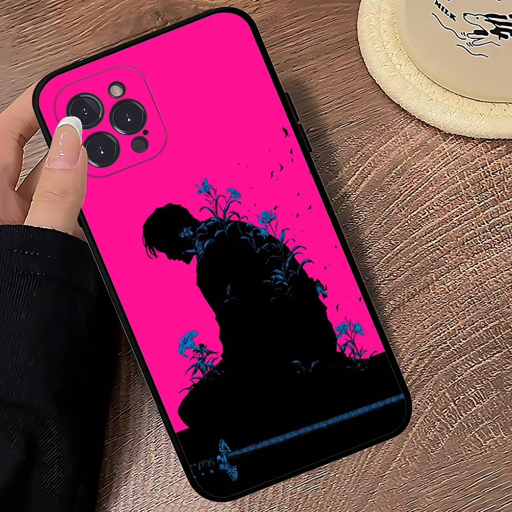 Чехол для телефона Kagurabachi для iPhone 16 15 14 13 12 Mini 11 Pro XS Max X XR SE 6 7 8 Plus Мягкий силиконовый чехол