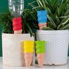 4 Pcs Terracotta Self Watering Spikes Planter Insert Automatic Watering Stakes Drip Irrigation Tool for Home Gardeners Houseplants