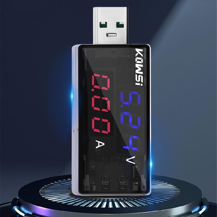 KWS-11VA Двойной USB-тестер Зарядное устройство Тестер Вольтметр Амперметр Обнаружение зарядки
