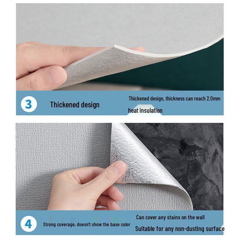 Self-Adhesive 3D Waterproof Cement Wall Sticker: Anti-Collision, Moisture-Proof, Skirting Board Decor for Rough Walls.