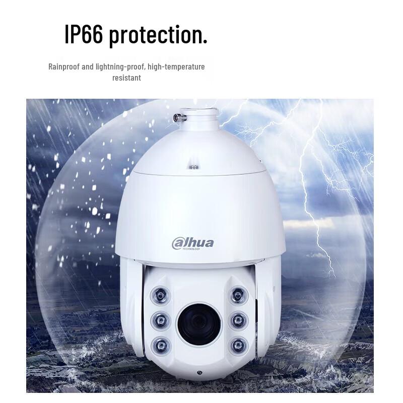 Dahua 2 Мп полноцветная PTZ IP-камера купольного типа (DH-SD6220-A) Китайская вилка (адаптер в комплекте)