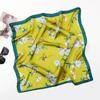 Spring/Summer New Women'S Silk Scarf 70 * 70cm Simulated Silk Twill Square Scarf Fashion Printed Large Square Scarf Professional Scarf