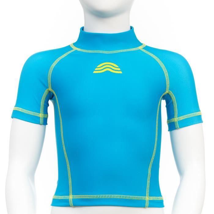 T-shirt fille Aquarapid UV - tourquoise - 10 ans