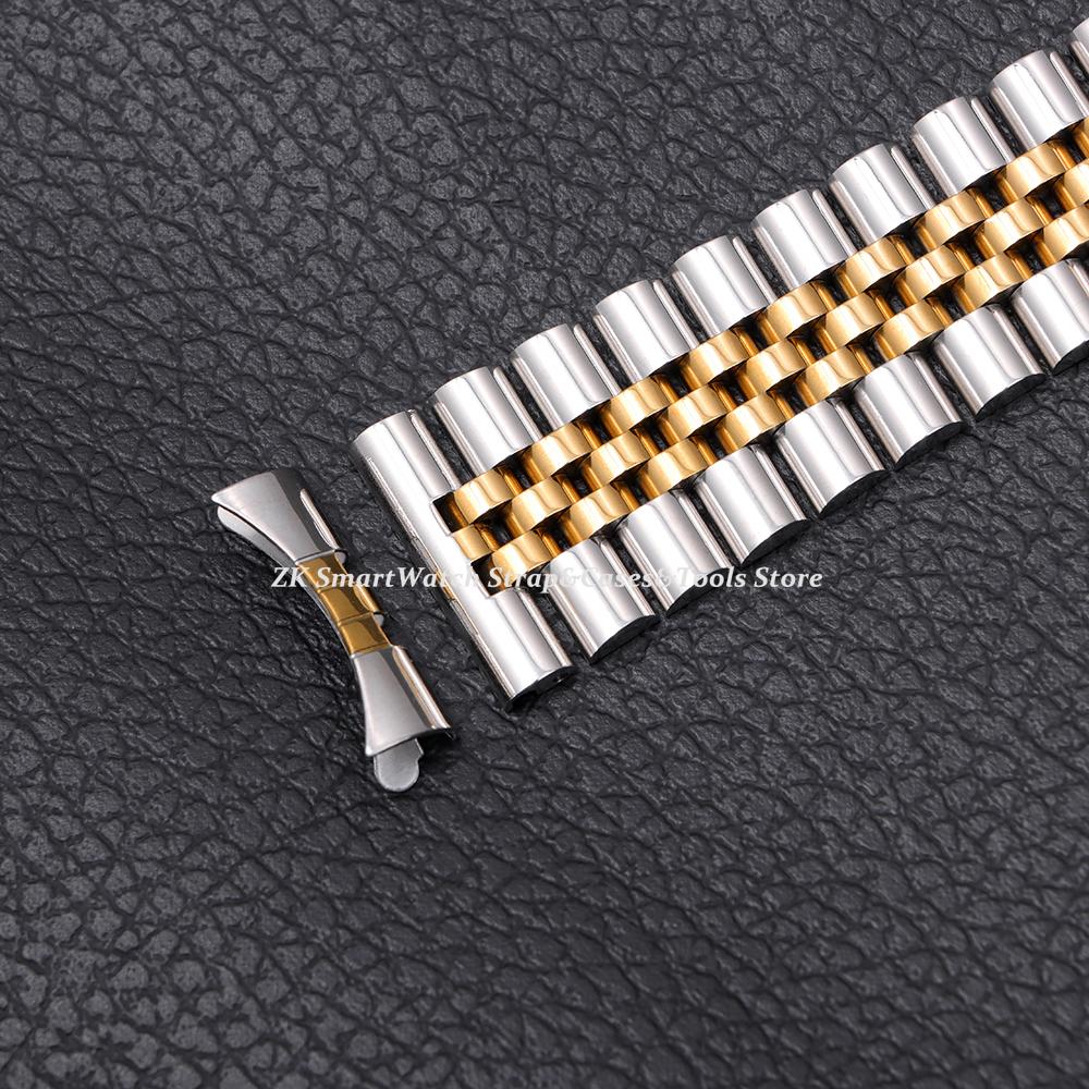Ремешок для часов из нержавеющей стали для Omega Браслет с изогнутым концом Металлический браслет 18 мм 20 мм 22 мм Ремешок Женский браслет Аксессуары для часов