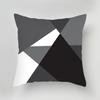 Luxury Home Decoration Cushion Cover Black Gray Dark Black and White Style Pillow Cover Office Sofa Cushion Cover