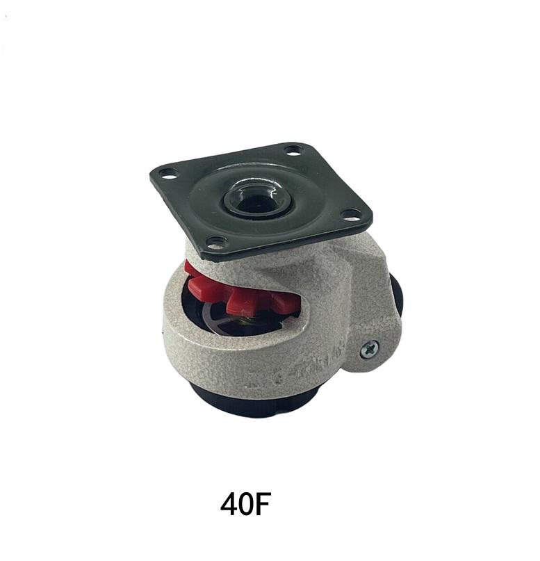 China Caster Manufacturer MSR11-1004 100S Castor Wheel Medical Equipment Hardware Adjustable Caster Leveling Different Size