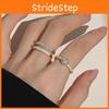 Elegant Copper Heart Ring For Women Featuring Trendy Geometric Style And Adjustable Fit