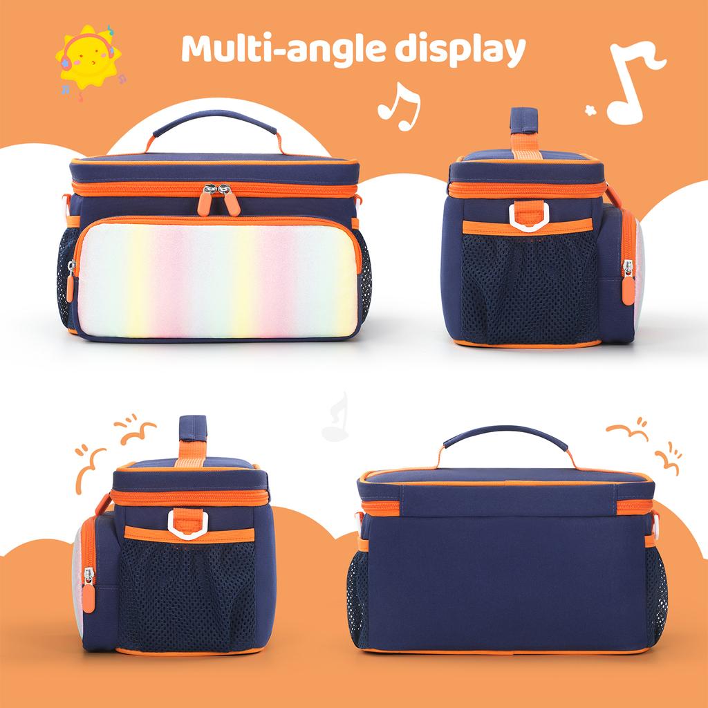 Carrying Case for Toniebox 2/1 Audio Player Carrying Travel Bag for Toniebox 2&1 Headphones & Charging Station w/ Shoulder Strap