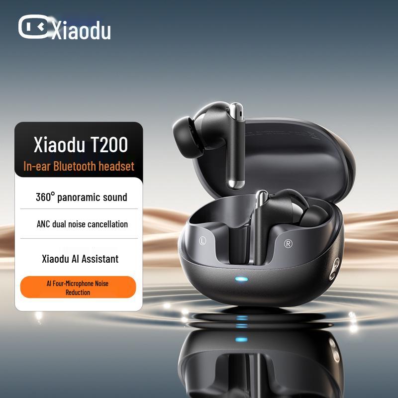 Xiao Du T200 Полностью беспроводные спортивные Bluetooth-наушники с активным шумоподавлением и одновременным переводом.