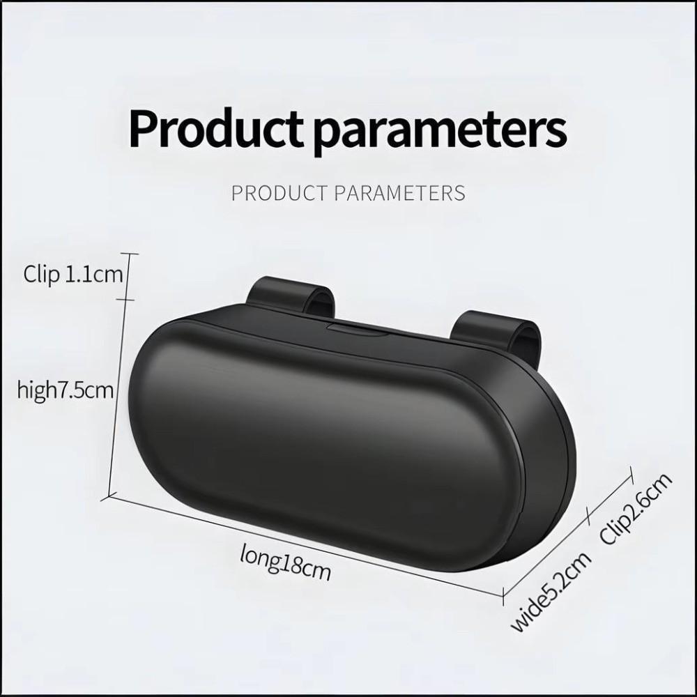 Buckle Mount Glasses Holder Multifunctional Car Sun Visor New Car Glasses Case