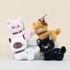 Little Cat Cute Keychain Cartoon Girl Backpack Decorative Pendant Doll Gift