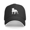 Staffordshire Bull Terrier Silhouette(s) Baseball Cap Wild Ball Hat Custom Cap Women Hats Unisex'S