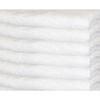 [Bulk Purchase Set] 100% Cotton White Face Towels, 10-Piece Set, 34 X 84cm