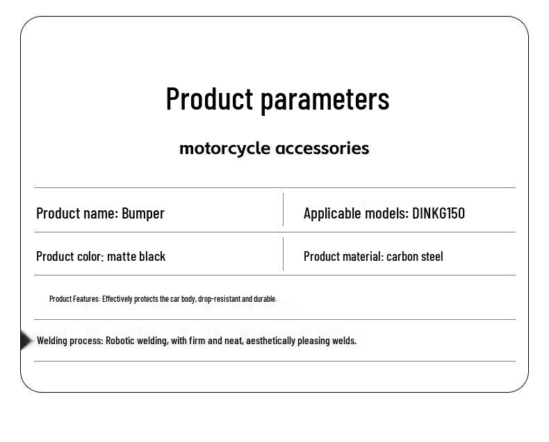 Бампер-защита (дуга) для скутера Kymco Dink G150: Полная защита передней и задней части для 26 моделей
