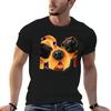 Nosey Dog Print The Curious Nosey Dogs By Shirley Macarthur Tshirt T Shirt Unisex Casual Funny T Shirts Cotton Tshirt