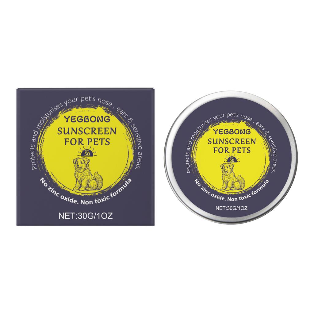 30g Sun Protection Balm for Pets SPF50 Sunblock Cream Dog Paw Balm Protect from Harmful UV Rays
