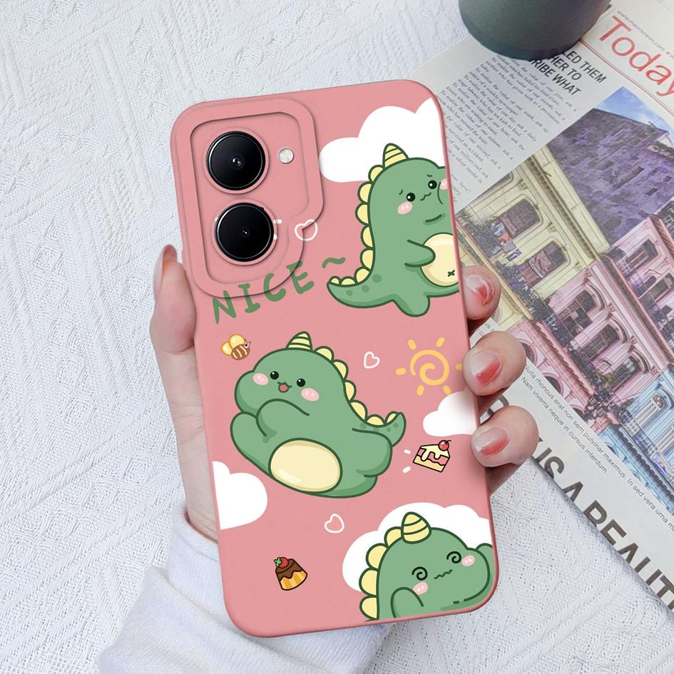 Чехол для Realme C33 C35 C55 C20 C30 Realme GT Neo 2 3 5 с милым мультяшным узором, матовый жидкий силиконовый мягкий чехол для OPPO Realme Coque Fundas, бампер