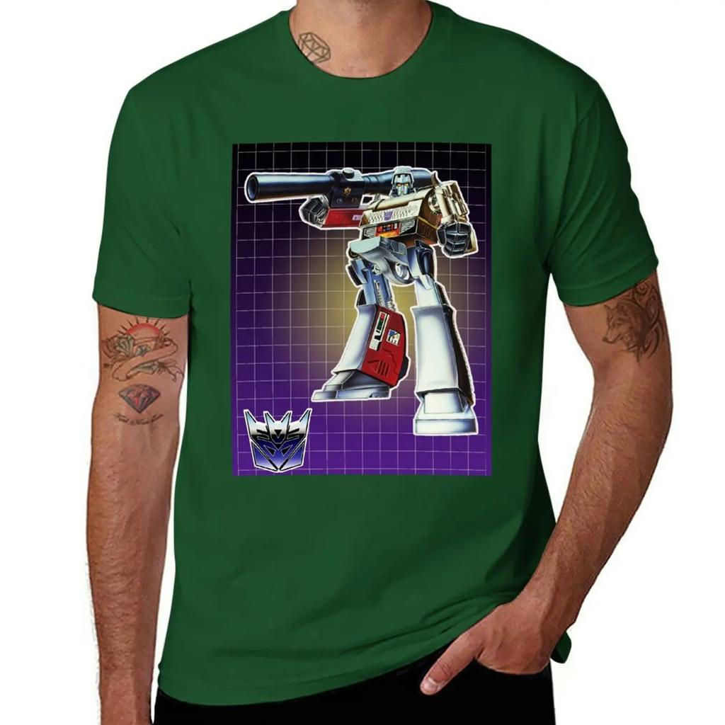 New Megatron G1 Box Art TShirt Short Sleeve Tee Custom T Shirt Graphic T Shirts Unisexs Clothing