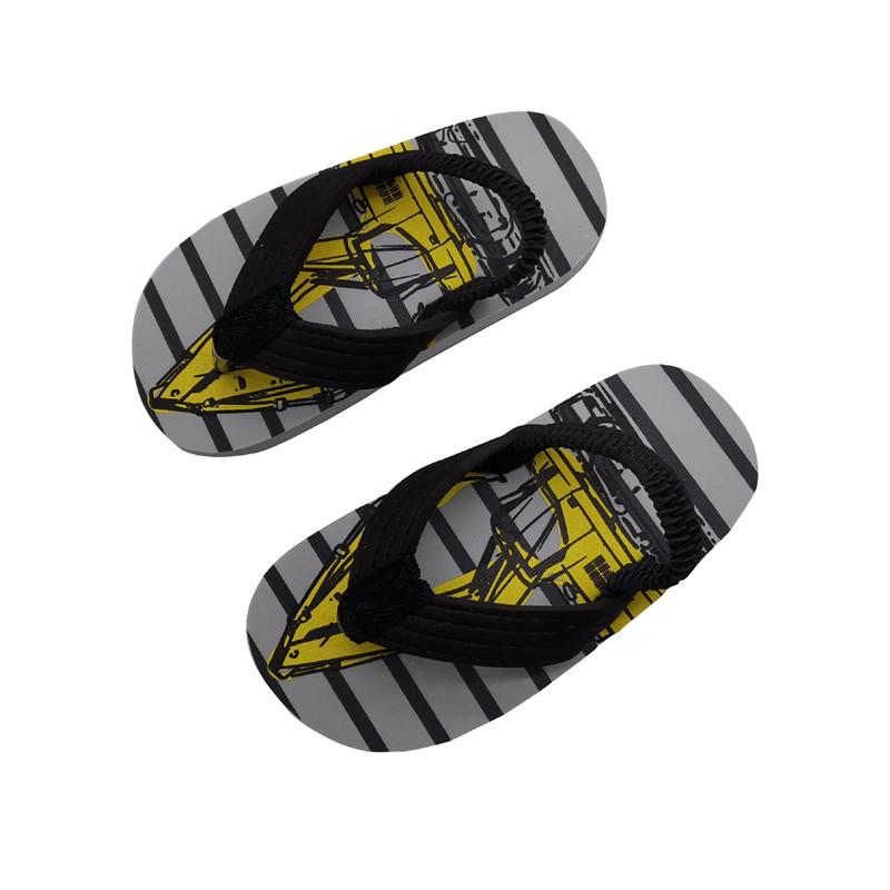 Kids Summer Beach Sandals Soft Rubber Breathable Open Toe Casual Flip Flops For Boys And Girls Cute Lightweight Slip On Shoes