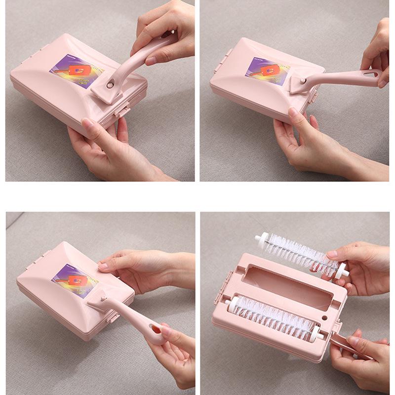 Three-Roller Multifunctional Carpet & Pet Hair Cleaning Brush