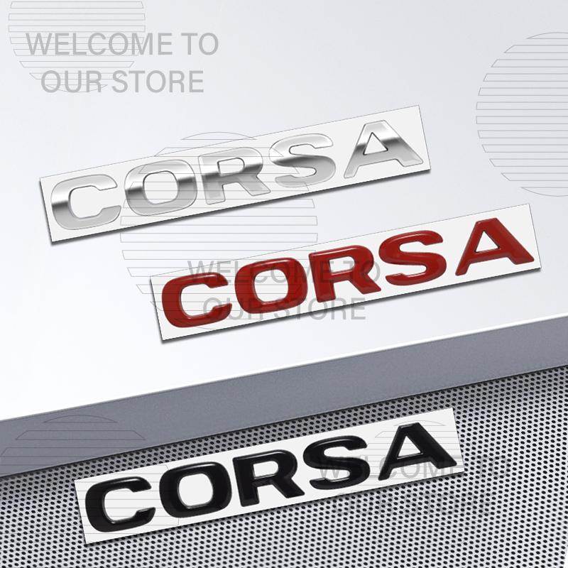 Car Decor Metal For Corsa Opel OPC Zafira Mokka Insignia Calibra Letter Emblem 3D Sticker Accessories Tail Rear Trunk Decals