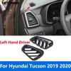 Передняя Верхняя Крышка Вентиляционного Отверстия Кондиционера Для Hyundai Tucson Аксессуары для Интерьера из Углеродного Волокна Стайлинг Автомобиля