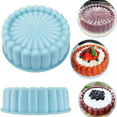 Силиконовая форма для торта, гибкая, большая, круглая, формы для хлеба, духовка, микроволновая печь, посудомоечная машина, многоразовая кухня